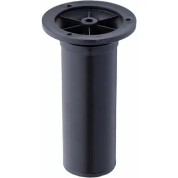 Nábytkové kování Noha nábytková HAUSHALT FT-510, černá, 50×150 mm