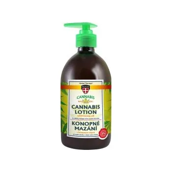 Masážní přípravek Konopné mazání Cannabis herbal therapy 500ml