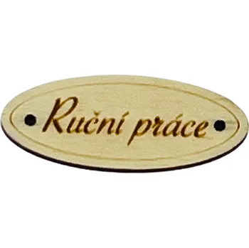 WoodenPuzzle.cz Dřevěný štítek - Vlastní text