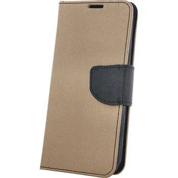 Pouzdro na mobilní telefon Sligo Smart Book pouzdro pro Apple iPhone 15 PRO MAX (6,7") zlatá / černá (FAN EDITION)
