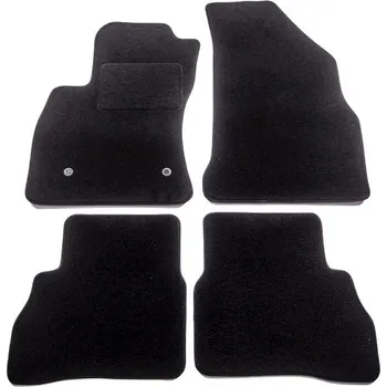 autokoberec ACI textilní koberce pro FIAT Doblo 10- černé (5 sedadel) sada 4 ks