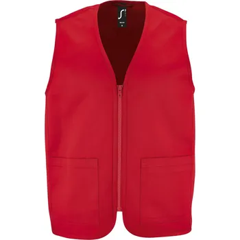 Dámská vesta SOĽS Wallace Uni vesta SL02110 Red L