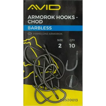 Rybářský háček AVID Háčky Armarok Hooks Chod Barbless #6 (AVID Armarok Hooks Chod Barbless #6)