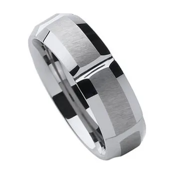 Prsten NUBIS® NWF1058 Pánský snubní prsten wolfram - velikost 57 - NWF1058-57