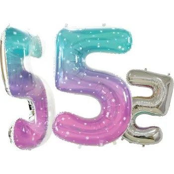 Foliová číslice - vesmír 5 - 78 cm