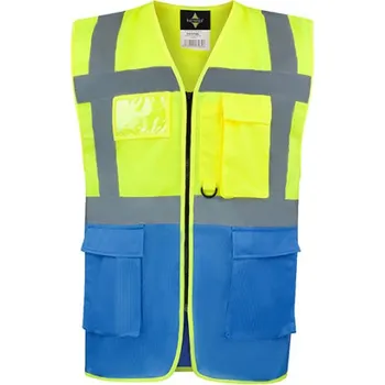 Korntex Hamburg Multifunkční reflexní vesta KX810 Yellow-Blue 4XL