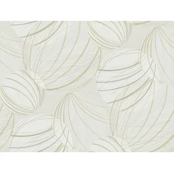 Tapeta York Šedo-béžová 3D geometrická vliesová tapeta na zeď, EV3906, Candice Olson Casual Elegance, York, velikost 0,685 x 8,2 m