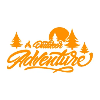 Samolepící dekorace SAMOLEPKA Adventure outdoor nápis les,hory a táborák (06 - oranžová) NA AUTO, NÁLEPKA, FÓLIE, POLEP, TUNING, VLASTNÍ TEXT, TISK, AUTOSAMOLEPKY.cz, POLEPY, OBRÁZEK, LOGO, SAMOLEPKY