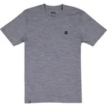 triko MONS ROYALE ICON MERINO CLASSIC T-SHIRT logo invert aop grey heather Velikost: M