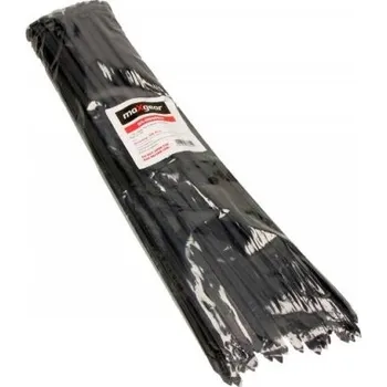 PLASTOVÁ KRAVATA 9X550 (1 BALENÍ 100 KS) ČERNÁ MAXGEAR