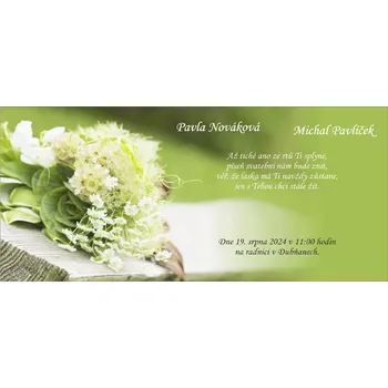 Svatební dekorace Svatební oznámení - DL - 008