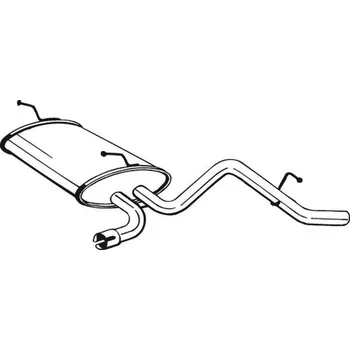 Tlumič výfuku Zadní tlumič výfuku BOSAL 141-007