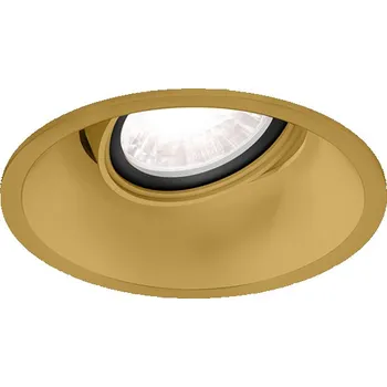 Wever & Ducré Výklopná bodovka do stropních podhledů Deep Adjust 1.0 LED Barva: Zlatá, Teplota chromatičnosti: Dim to Warm 2000-3000 Kelvinů, Úhel vyzařování: 34° 184361G9 Výklopná bodovka do stropních podhledů Deep Adjust 1.0 LED