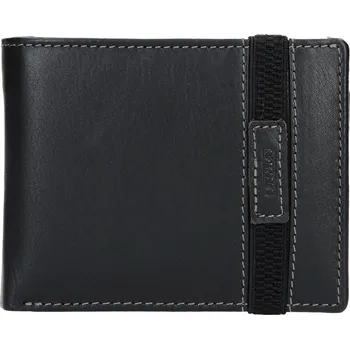 Peněženka pánská peněženka kožená 61178 - černá - BLK