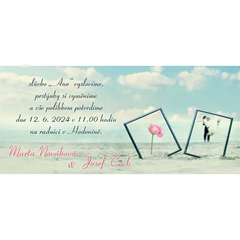 Svatební dekorace Svatební oznámení - DL - 014