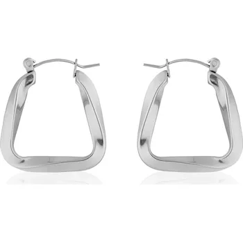 Náušnice franco bene Zakroucené náušnice s propínacím zapínáním - stříbrné | 2225