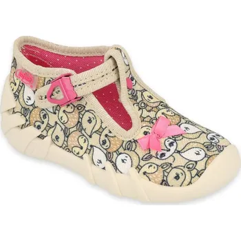 Dívčí bačkory BEFADO 110P437 dívčí bačkorky Mummy  Me srnečky 24 110P437_24