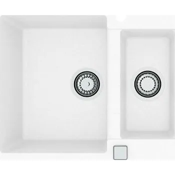 Granitový dřez Alveus CADIT 80 bílý 11 + pop up sifon 1000x500x200 mm + 5 % sleva v košíku s kódem SLEVA5
