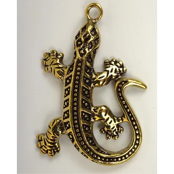 Mosazní klíčenka ještěrka - přívěšek - autoklíčenka (Klíčenka ještěrka)