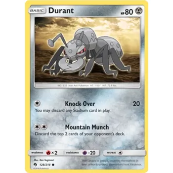 Karetní hra Durant 128/214 - Lost Thunder Typ karty: Non-Holo