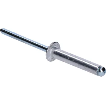 Nýt KOVIAN, s.r.o. Trhací nit 4.0x16 hliník-oceľ, Materiál: telo - hliník Al 5050 tŕň - oceľ pozinkovaná DIN 7337 AL/ST