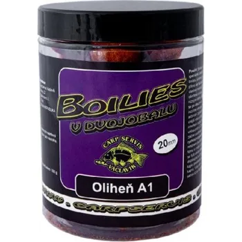 Boilies Boilies v dvojobalu - 180 g/20 mm/Oliheň A1