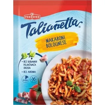 Příloha Podravka d.o.o. Těstoviny Macaroni bolognese 160g