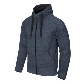 Pánská mikina HELIKON HELIKON mikina COVERT TACTICAL (FullZip)® - Melange Blue - M