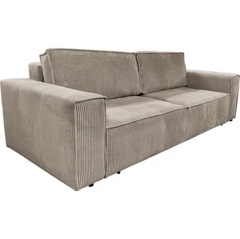 Pohovka Rozkládací pohovka, šedobéžová Taupe, HARPERA BIG SOFA