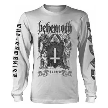 Merch Behemoth: Tričko S Dlouhým Rukávem The Satanist (white) M 2019