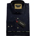 Pánská košile s dlouhým rukávem - střih SLIM - vzor F626 - 39