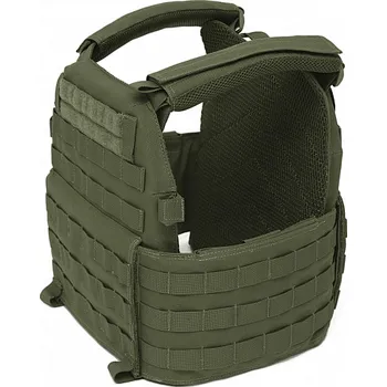 Airsoft Warrior Assault Systems WAS nosič plátů DCS Elite Ops, bez sumek - Zelená - L