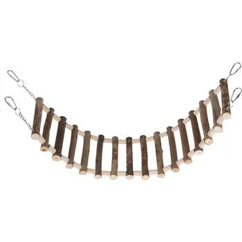 Hračka pro ptáka TIAKI Hračka zavěšený most přírodní pro ptáky 77 x 15 x 2 cm