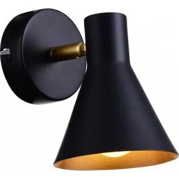 Nástěnné svítidlo Černo-zlaté nástěnné svítidlo Less pro žárovku E14 - Candellux - 21-70968 - 21-70968