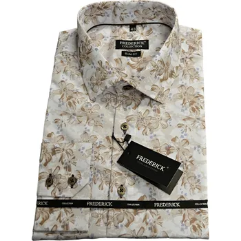 Pánská košile Pánská košile s dlouhým rukávem - střih SLIM - vzor F636 - 46