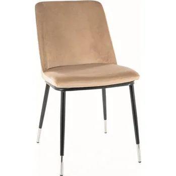 Moderní jídelní židle Signal JILL Velvet béžová Bluvel 28