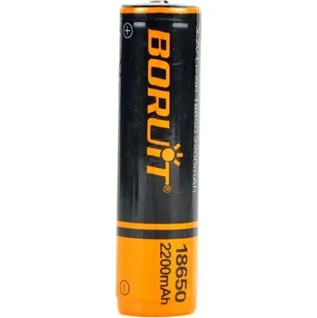 Článková baterie Boruit nabíjecí baterie 18650 2200 mAh, Li-Ion
