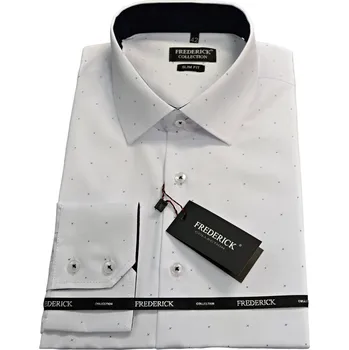 Pánská košile Pánská košile s dlouhým rukávem - střih SLIM - vzor F685 - 46