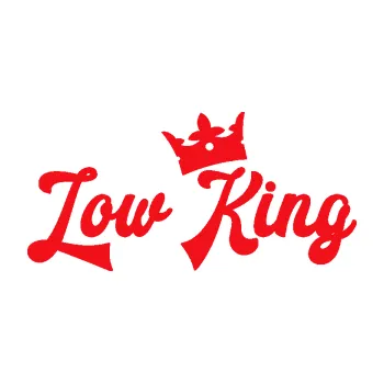 Polep vozidla SAMOLEPKA Low King 001 nápis král (10 - červená) NA AUTO, NÁLEPKA, FÓLIE, POLEP, TUNING, VLASTNÍ TEXT, TISK, AUTOSAMOLEPKY.cz, POLEPY, OBRÁZEK, LOGO, SAMOLEPKY