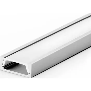 LED lišta Nástěnný profil lišta pro LED pásky Mikro - profil lišta + Nacvakávací mléčný difuzor 1m - LED Solution - 09212_09104 - 09212_09104