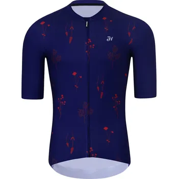 cyklistický dres HOLOKOLO Cyklistický dres s krátkým rukávem - METTLE - modrá XS