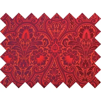 HEDVA ČESKÝ BROKÁT Vzorek brokátu 5x10cm 51056 ROYAL červená | 13