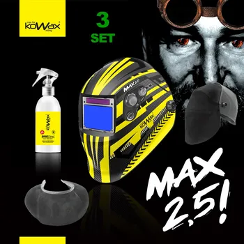 Svářečská kukla KOWAX Kukla samostmívací MAX2,5! SET 3