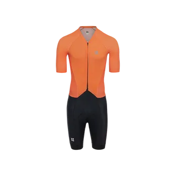 cyklistický dres KALAS PASSION Z3 | Kombinéza krátký rukáv BRIOS | orange | Velikost: 3