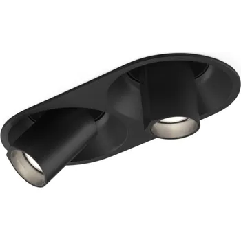 Wever & Ducré Dvojitý nastavitelný reflektor Bliek Round Petit 2.0 Barva: Černá, Teplota chromatičnosti: 3000 Kelvinů 164261B5