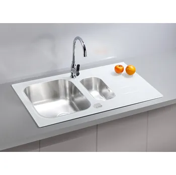 Kuchyňský dřez Alveus GLASSIX 20 white 860x500mm F + 5 % sleva v košíku s kódem SLEVA5