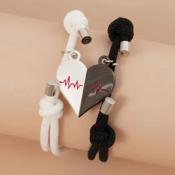 Náramek Náramky pro páry MAGNETICKÉ SRDCE MN3076