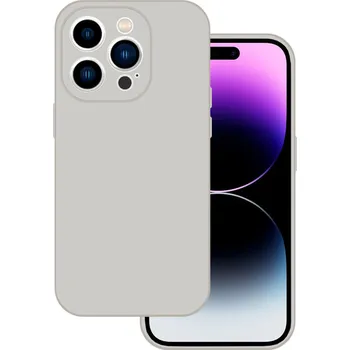 Pouzdro na mobilní telefon Tel Protect Silicone Premium pro iPhone 15 Plus titanium