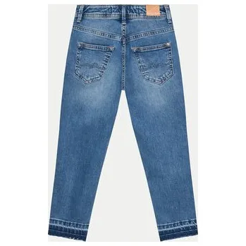 Dámské džíny Pepe Jeans Jeansy Tapered Jeans Hw Jr PG201678 Modrá Regular Fit 16Y