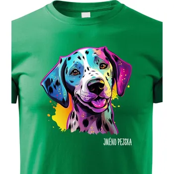 Chlapecké tričko Dětské tričko Dalmatin, Barva Zelená, Velikost 158 cm/12 roků, Canvas Dětské tričko 2445